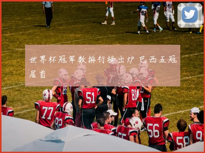 世界杯冠军数排行榜出炉 巴西五冠居首